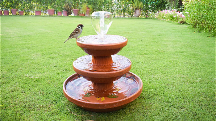 bird bath fountain