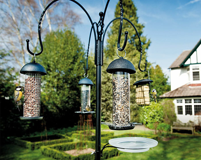 Multi Bird Feeder Pole-3