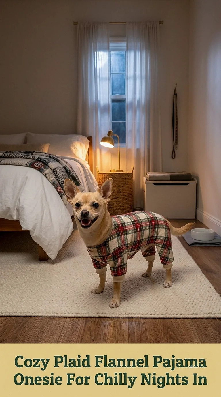 Cozy Plaid Flannel Pajama Onesie For Chilly Nights In