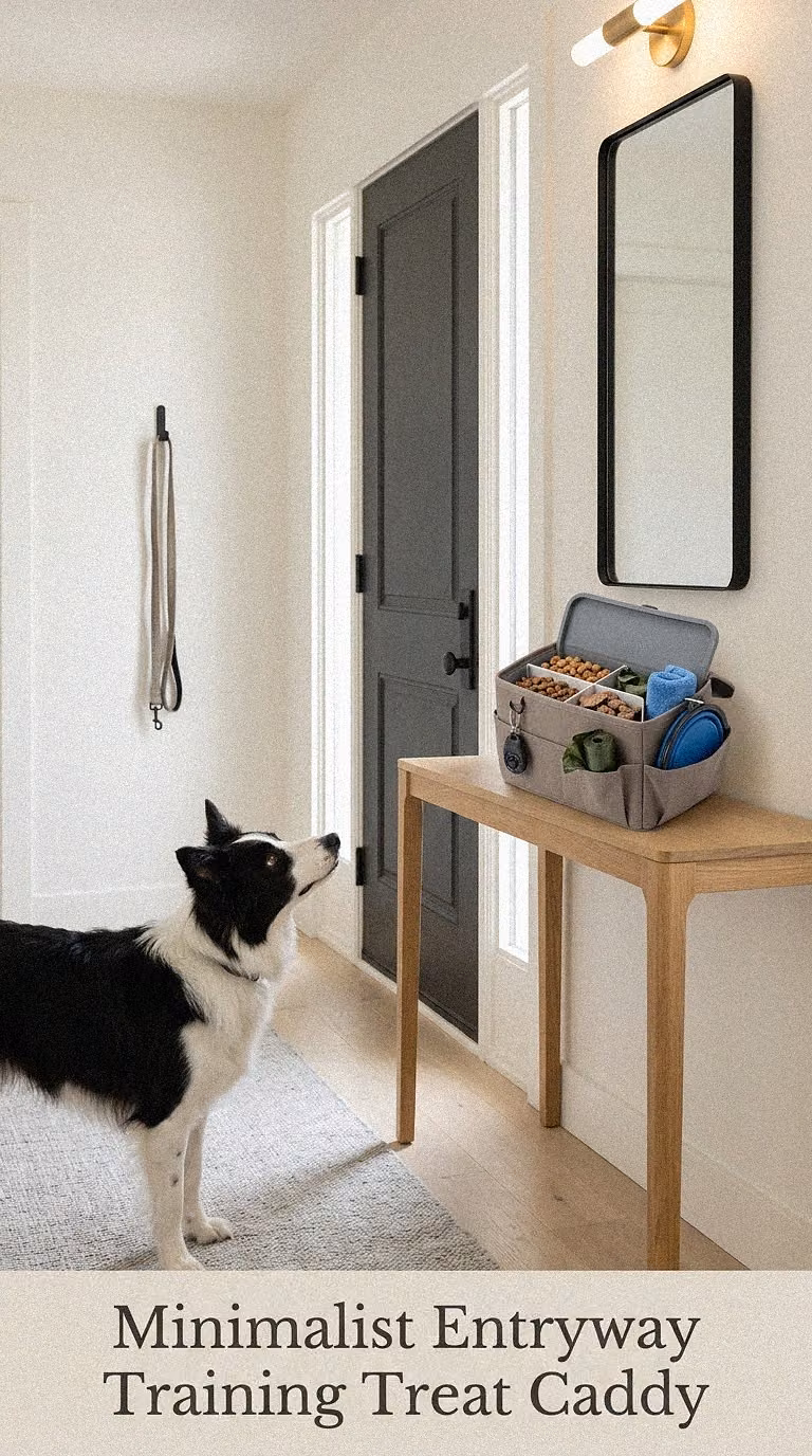 Minimalist Entryway Training Treat Caddy