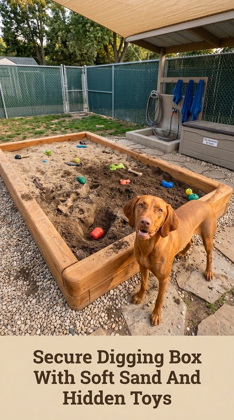 Secure Digging Box With Soft Sand And Hidden Toys