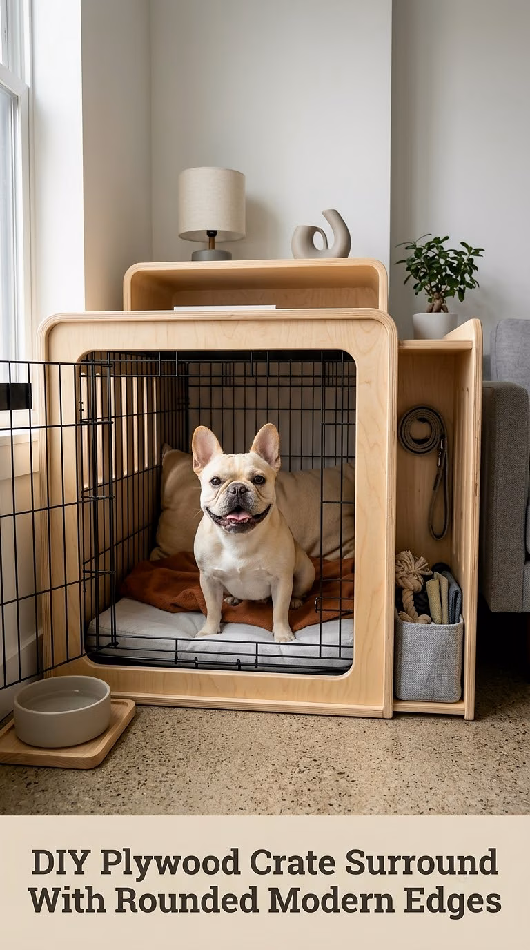 DIY Plywood Crate Surround With Rounded Modern Edges
