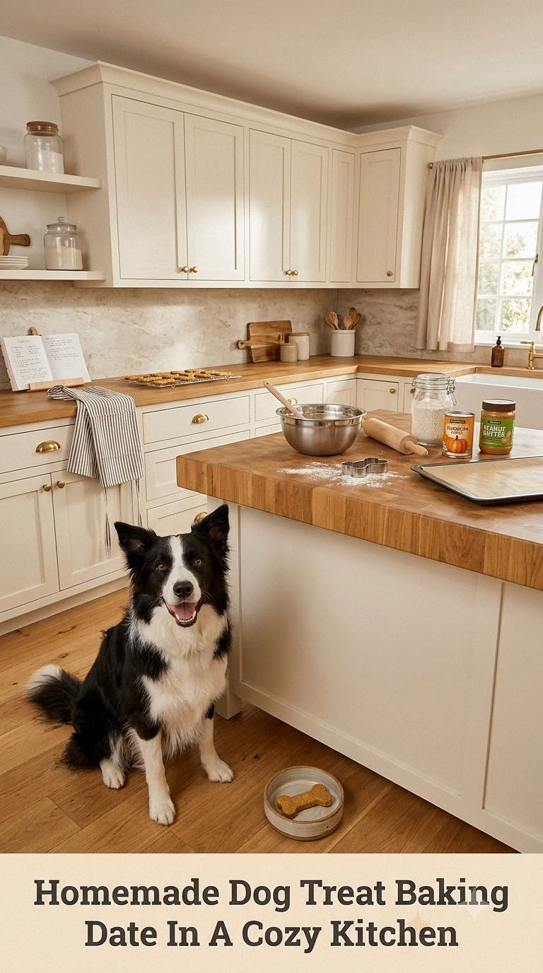 Homemade Dog Treat Baking Date In A Cozy Kitchen
