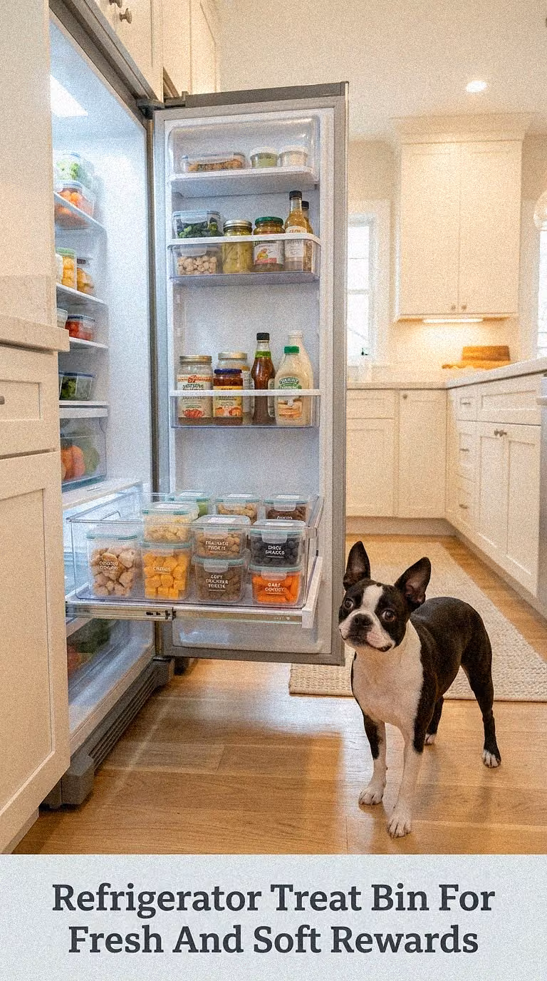 Refrigerator Treat Bin For Fresh And Soft Rewards