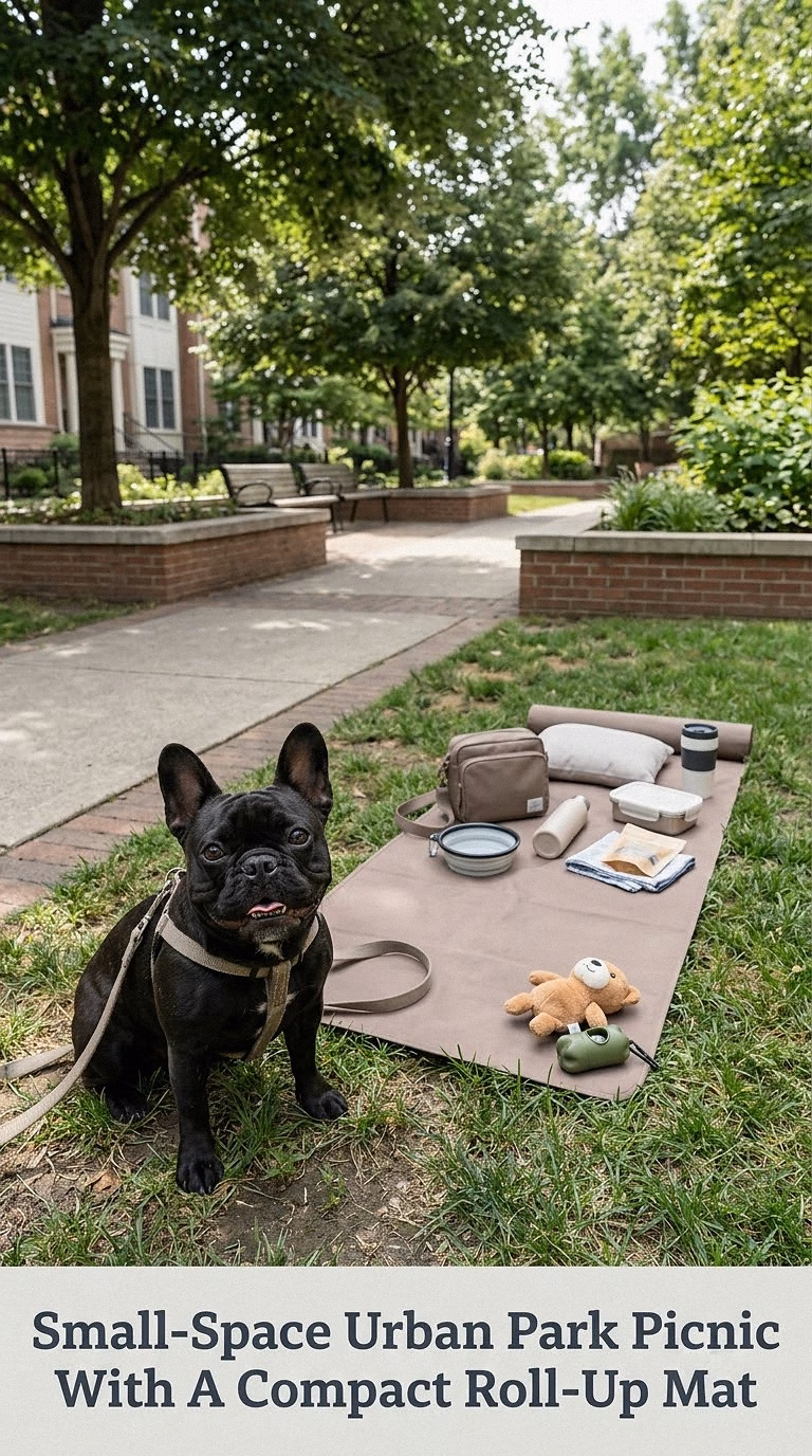 Small-Space Urban Park Picnic With A Compact Roll-Up Mat