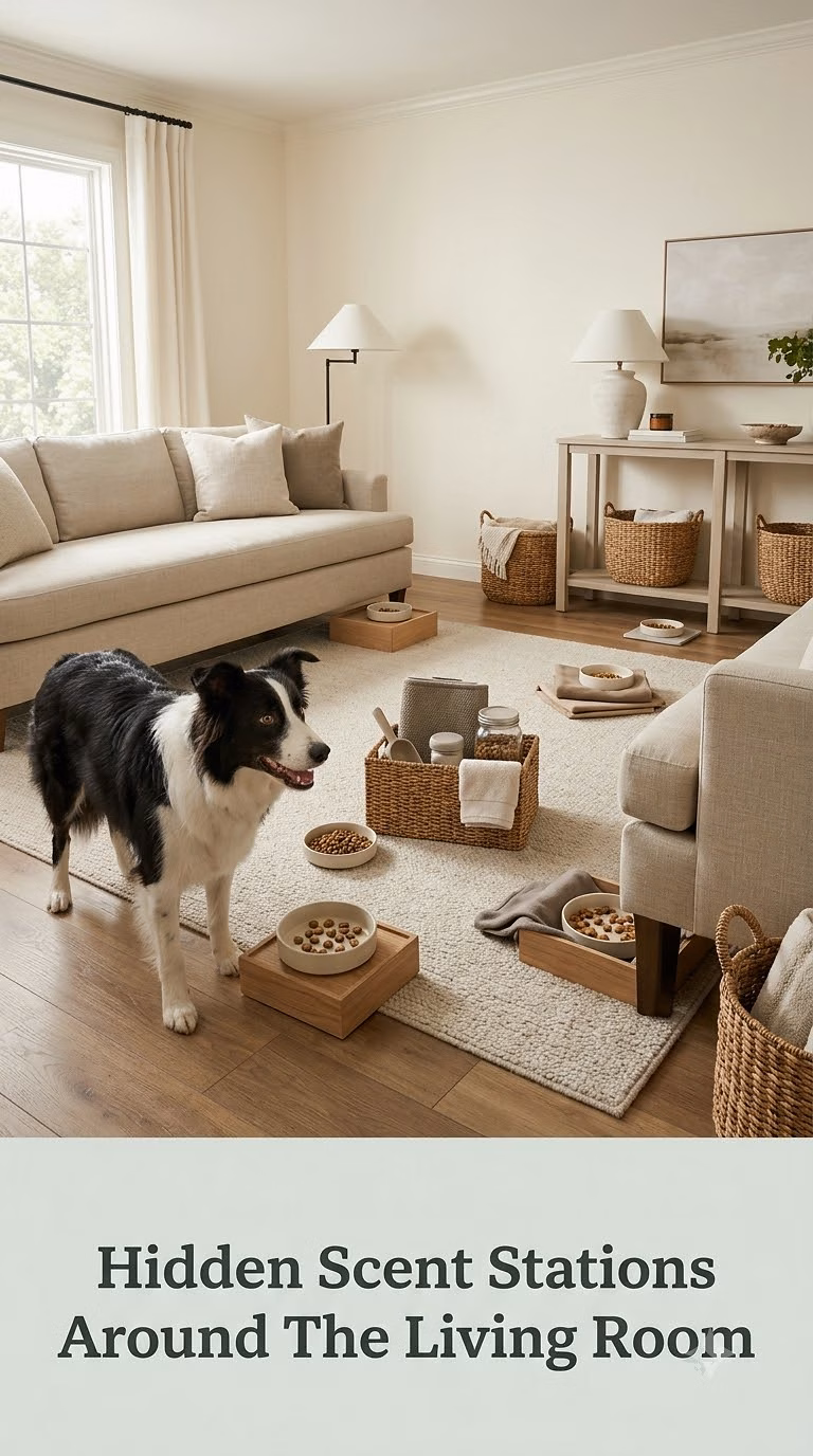 Hidden Scent Stations Around The Living Room