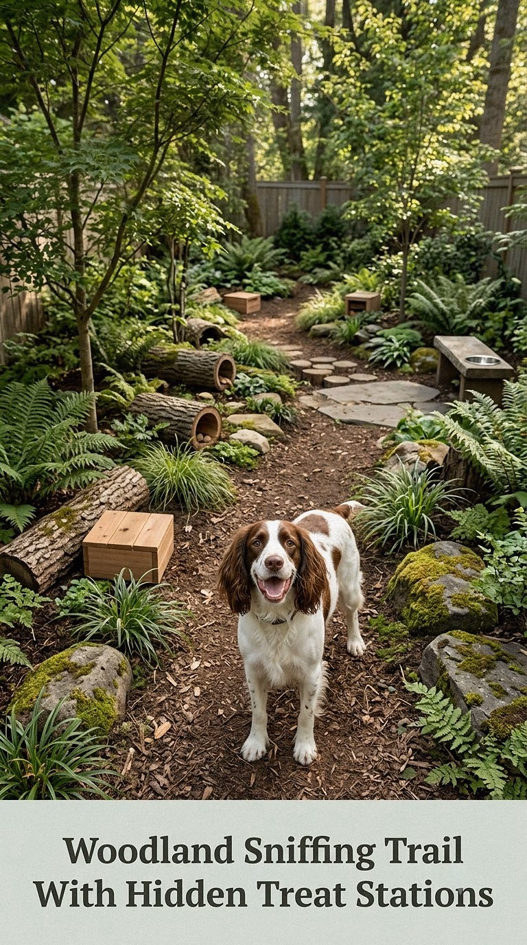 Woodland Sniffing Trail With Hidden Treat Stations