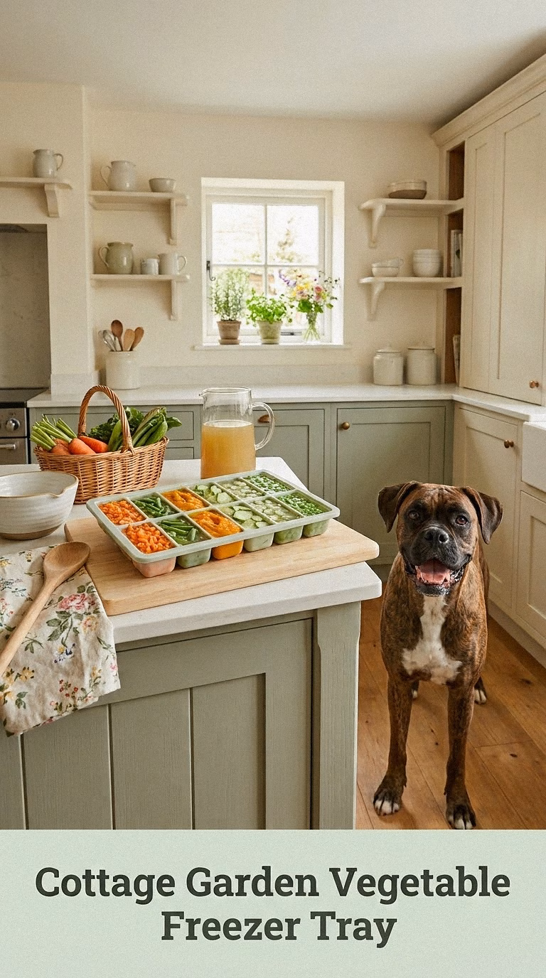 Cottage Garden Vegetable Freezer Tray
