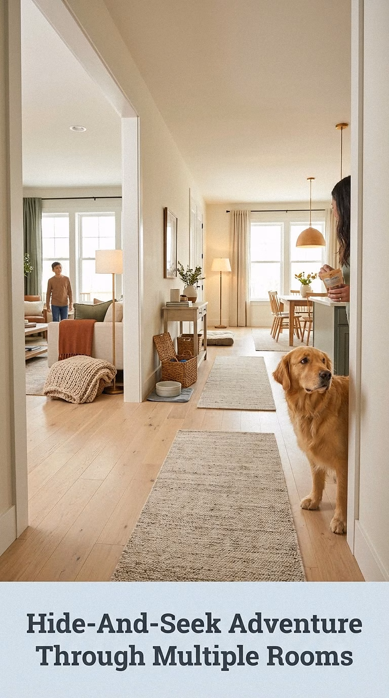 Hide-And-Seek Adventure Through Multiple Rooms