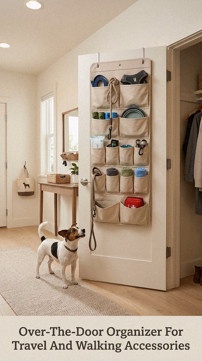 Over-The-Door Organizer For Travel And Walking Accessories