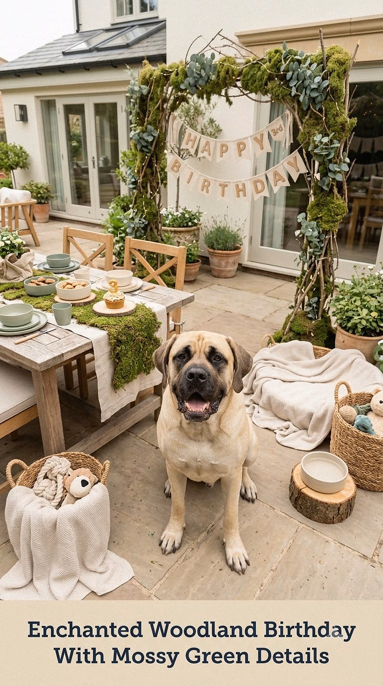 Enchanted Woodland Birthday With Mossy Green Details