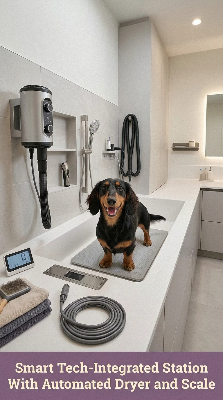 Smart Tech-Integrated Station With Automated Dryer and Scale