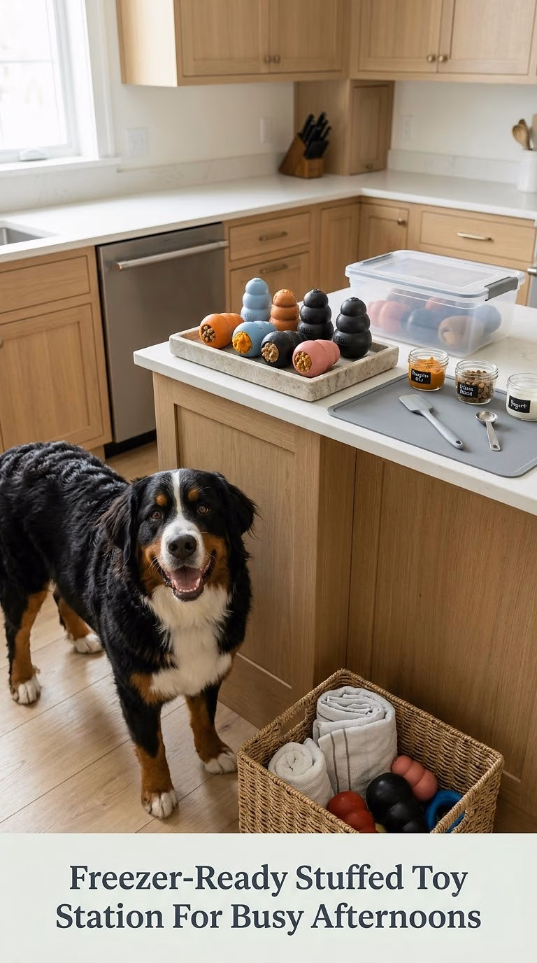 Freezer-Ready Stuffed Toy Station For Busy Afternoons
