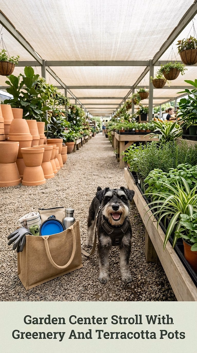 Garden Center Stroll With Greenery And Terracotta Pots