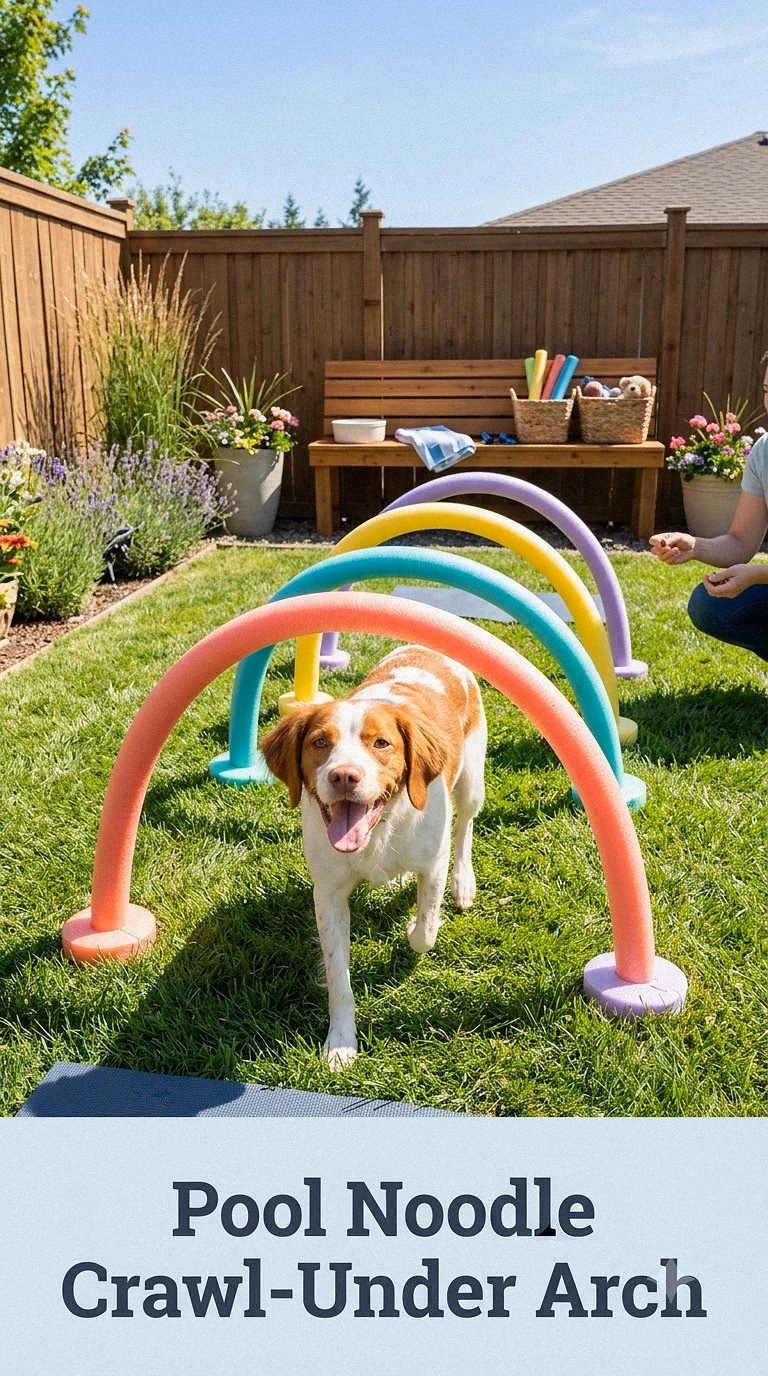 Pool Noodle Crawl-Under Arch