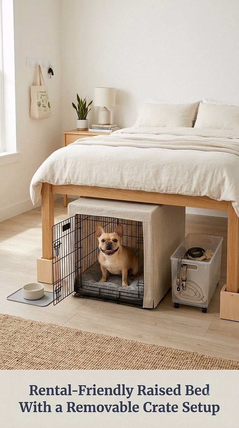 Rental-Friendly Raised Bed With a Removable Crate Setup