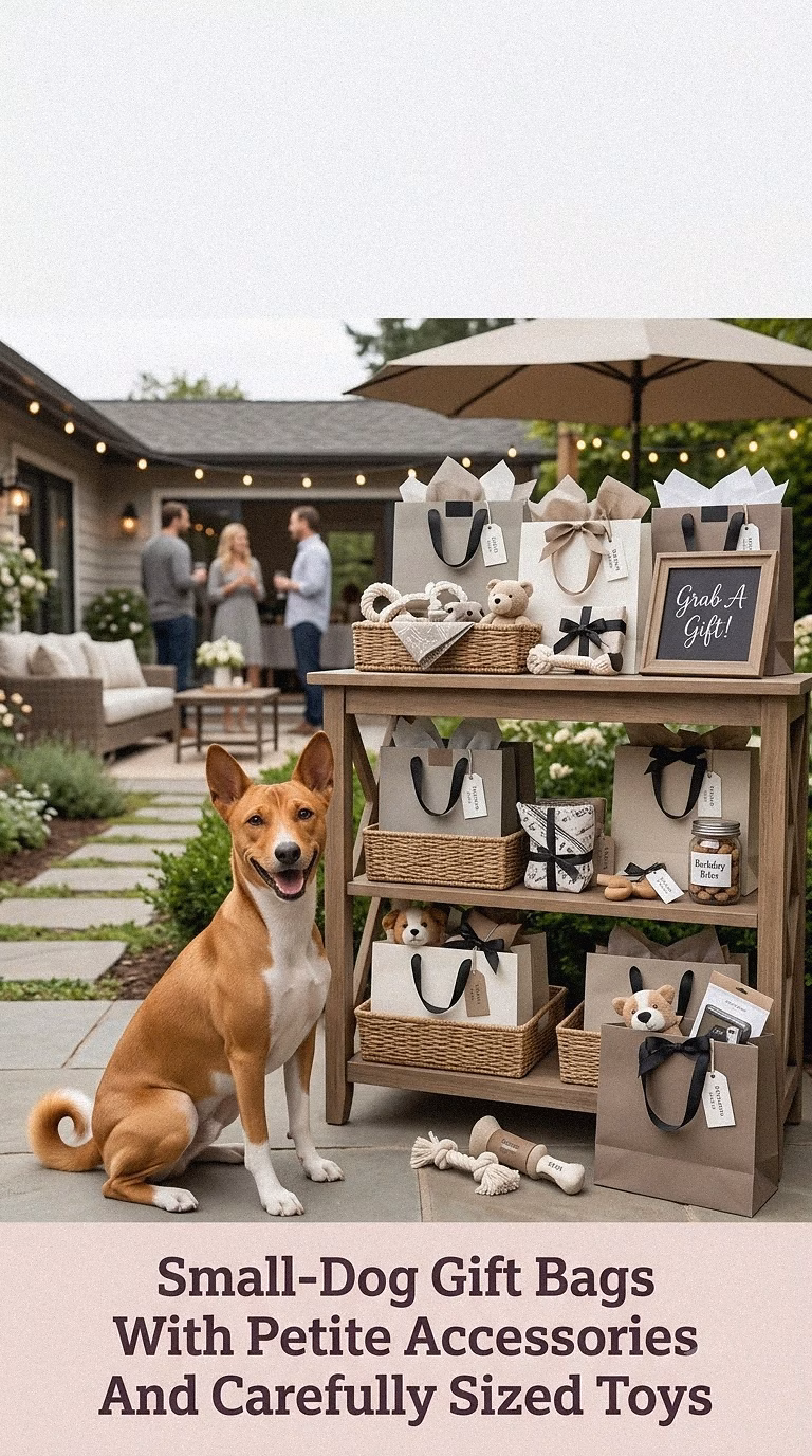 Small-Dog Gift Bags With Petite Accessories And Carefully Sized Toys