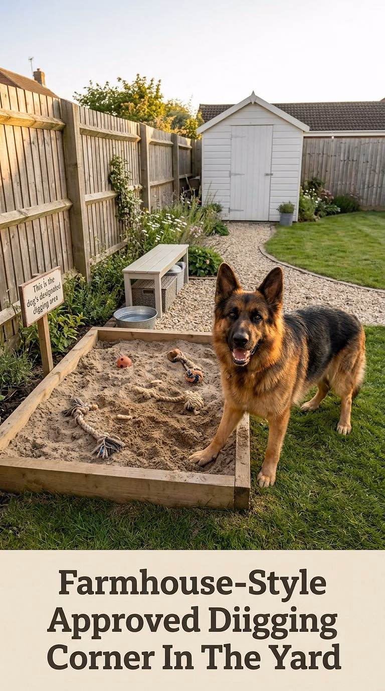 Farmhouse-Style Approved Digging Corner In The Yard