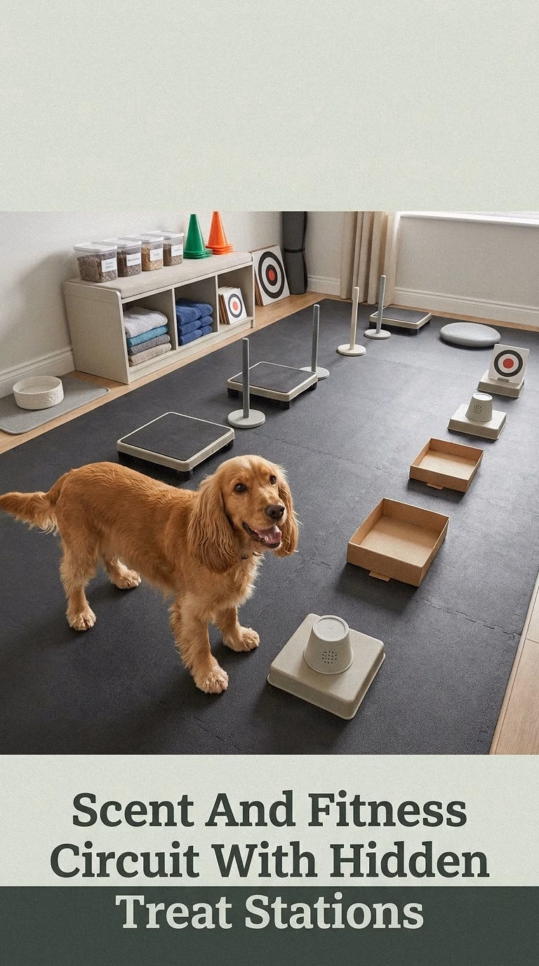 Scent And Fitness Circuit With Hidden Treat Stations