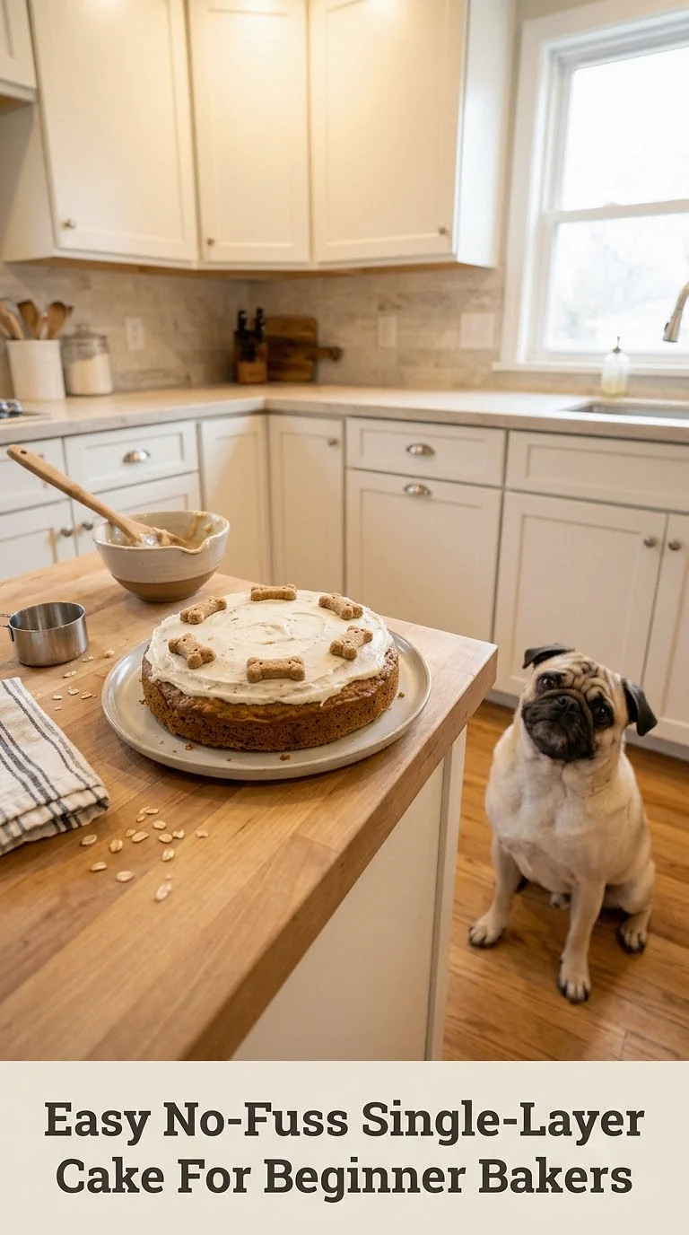 Easy No-Fuss Single-Layer Cake For Beginner Bakers