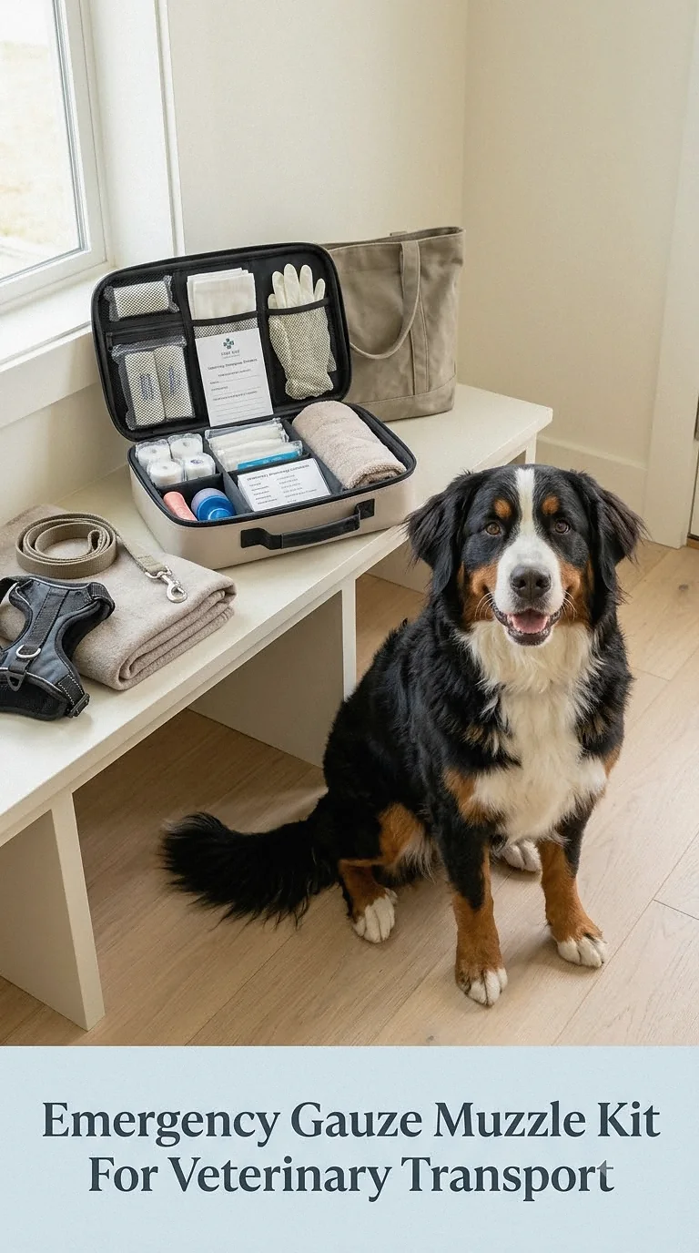 Emergency Gauze Muzzle Kit For Veterinary Transport