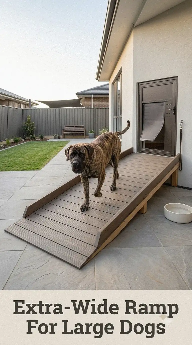 Extra-Wide Ramp For Large Dogs