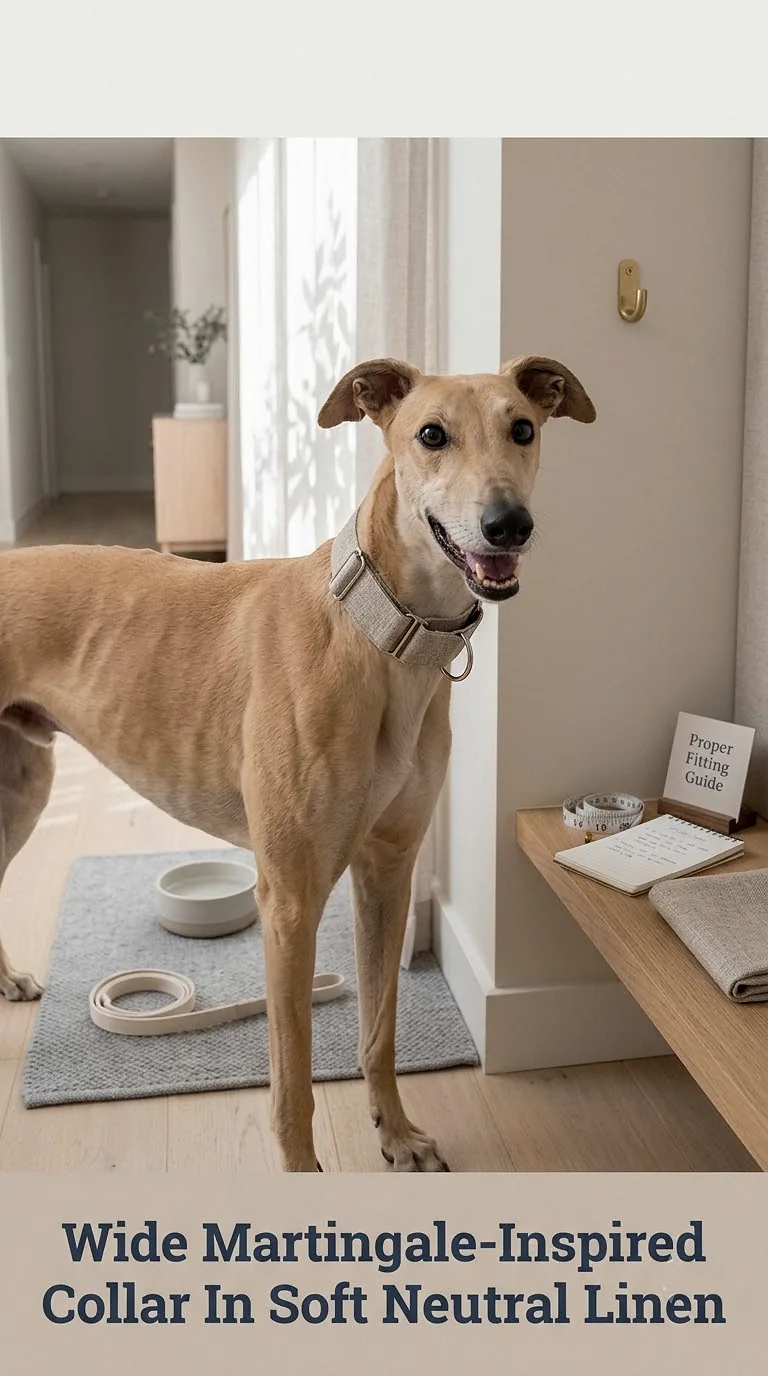 Wide Martingale-Inspired Collar In Soft Neutral Linen
