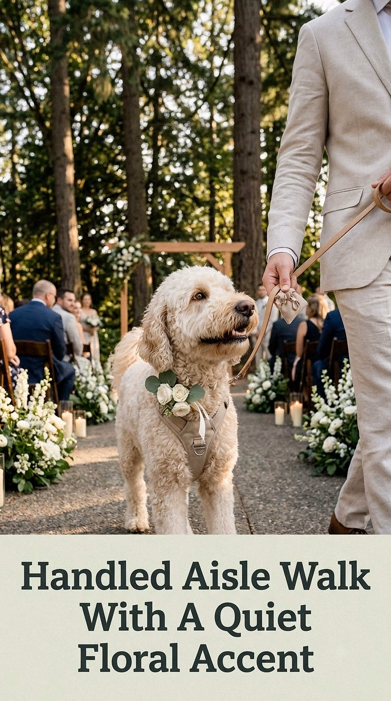 Handled Aisle Walk With A Quiet Floral Accent