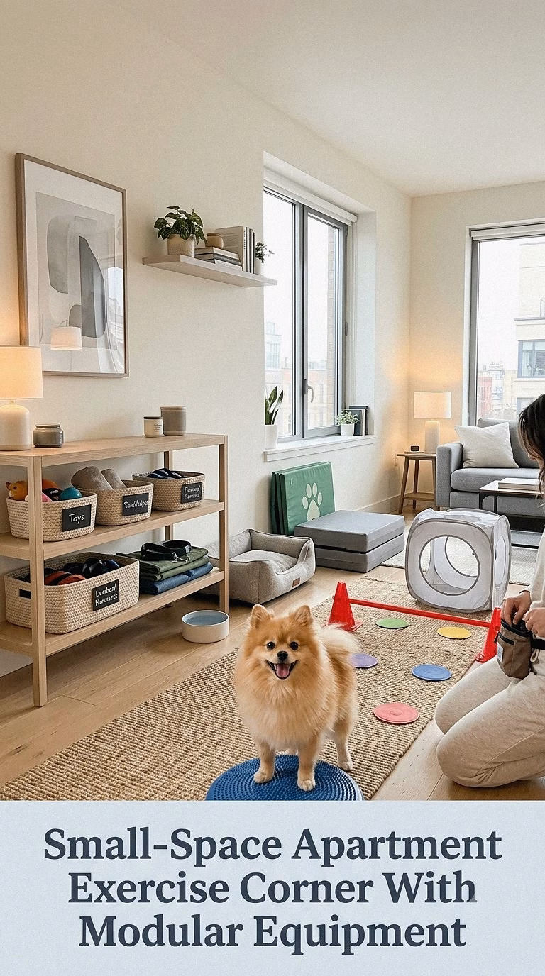 Small-Space Apartment Exercise Corner With Modular Equipment