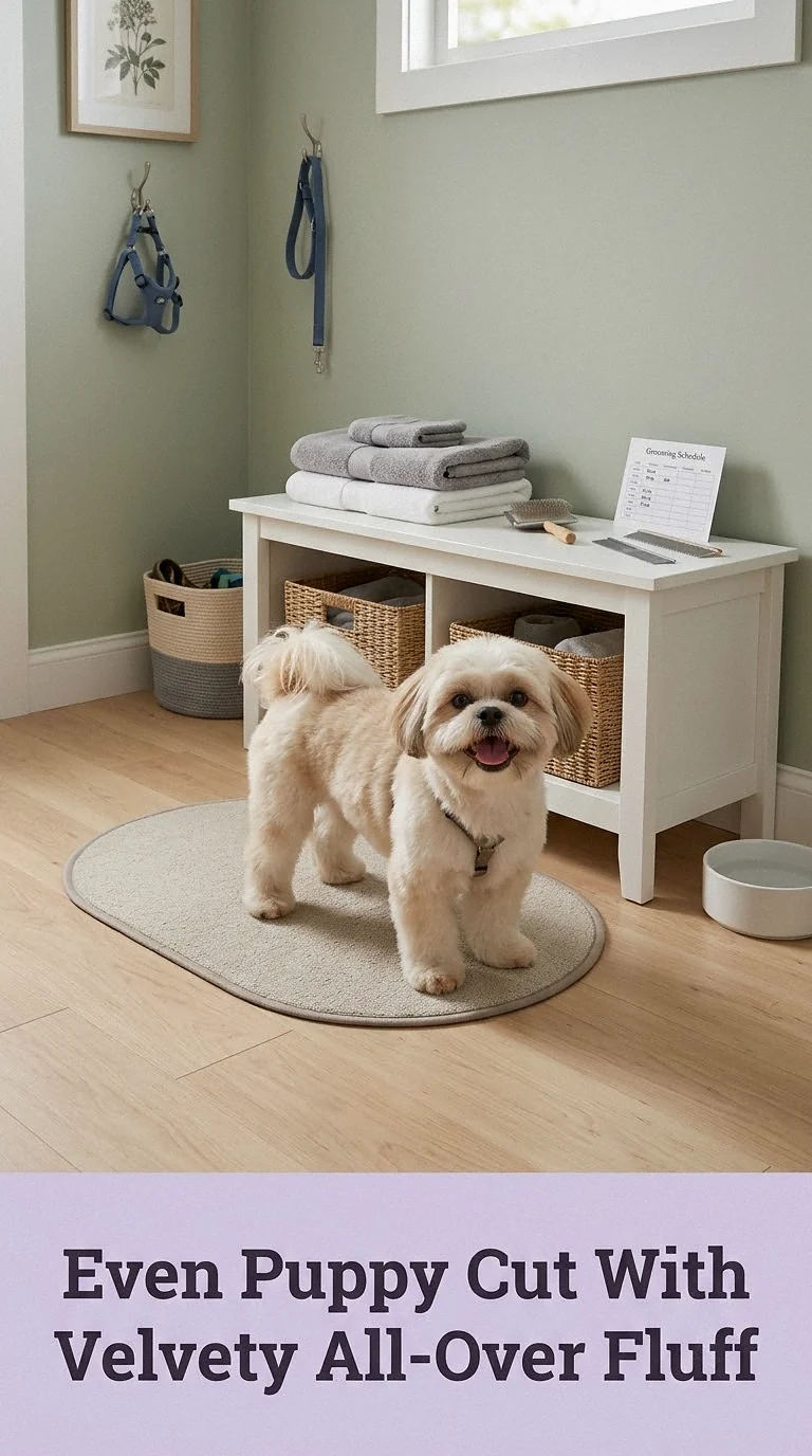 Even Puppy Cut With Velvety All-Over Fluff