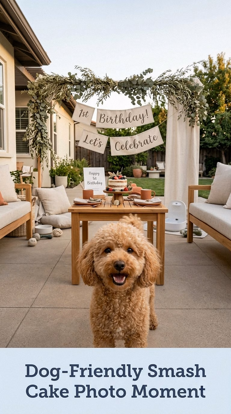 Dog-Friendly Smash Cake Photo Moment