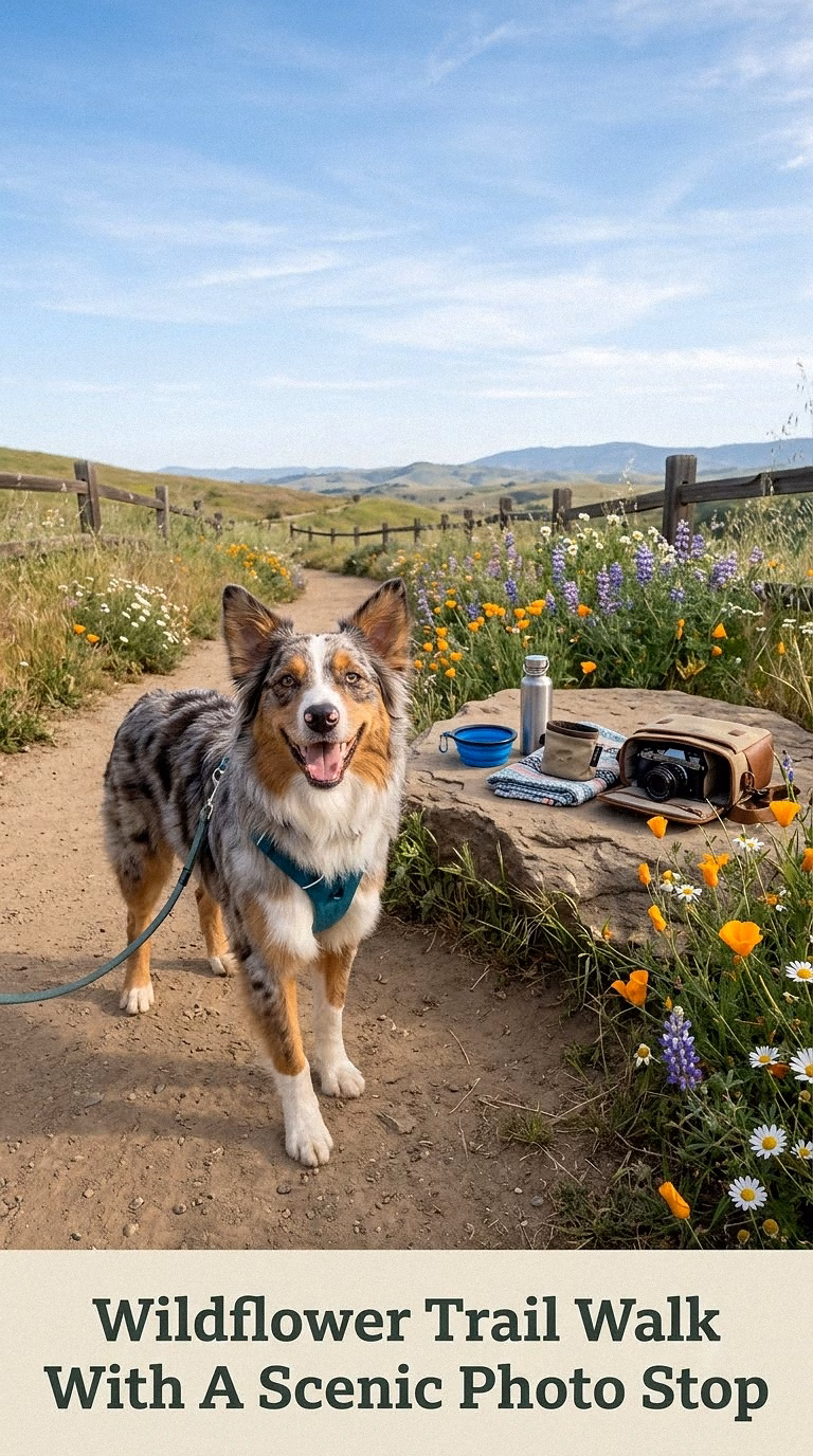 Wildflower Trail Walk With A Scenic Photo Stop