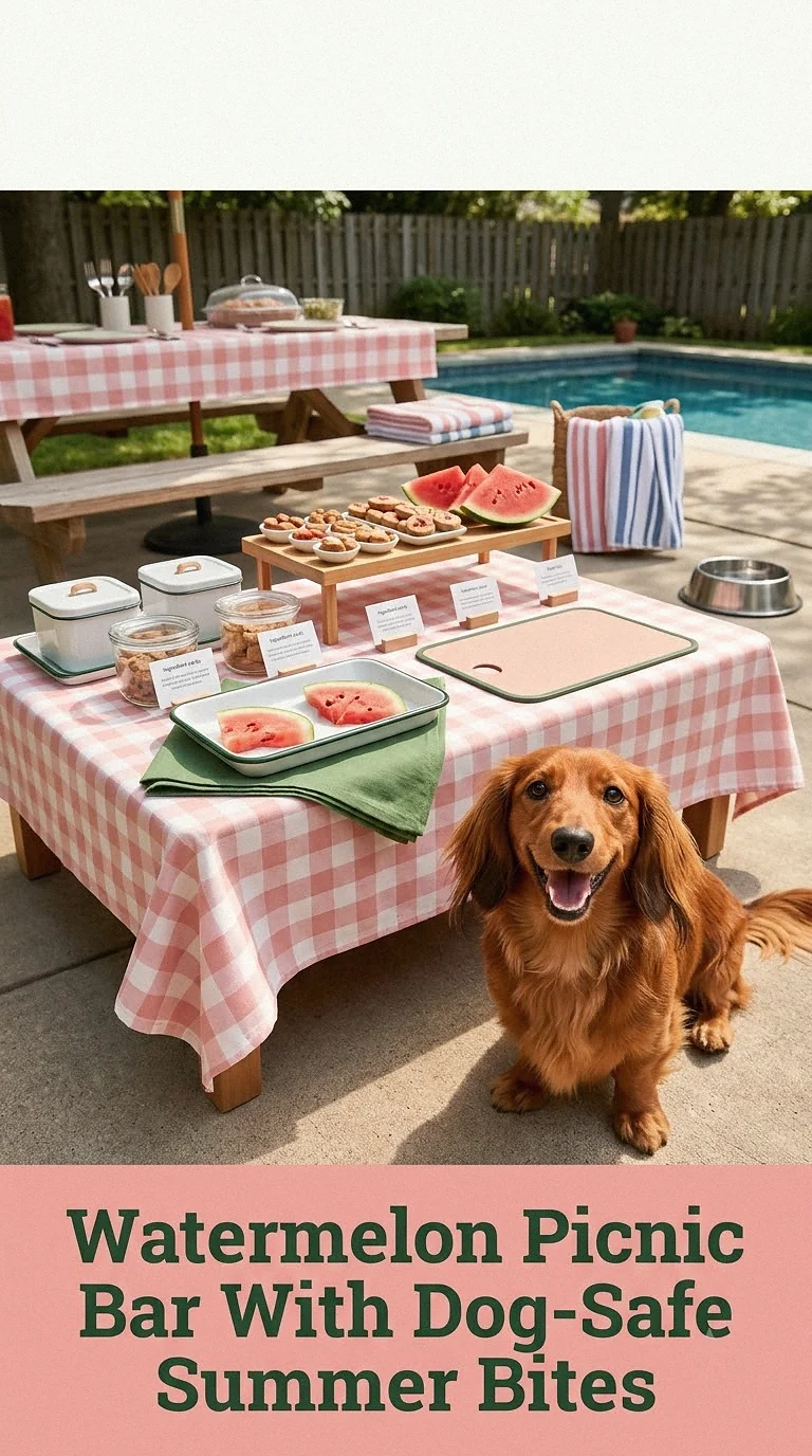 Watermelon Picnic Bar With Dog-Safe Summer Bites