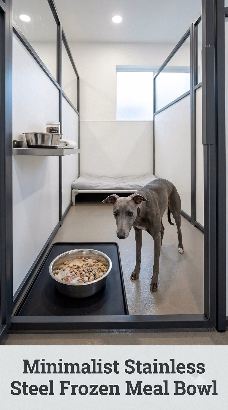 Minimalist Stainless Steel Frozen Meal Bowl