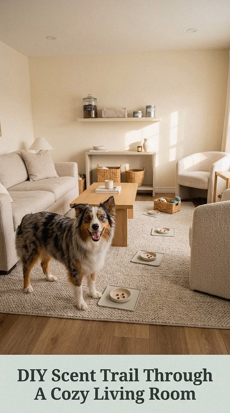 DIY Scent Trail Through A Cozy Living Room