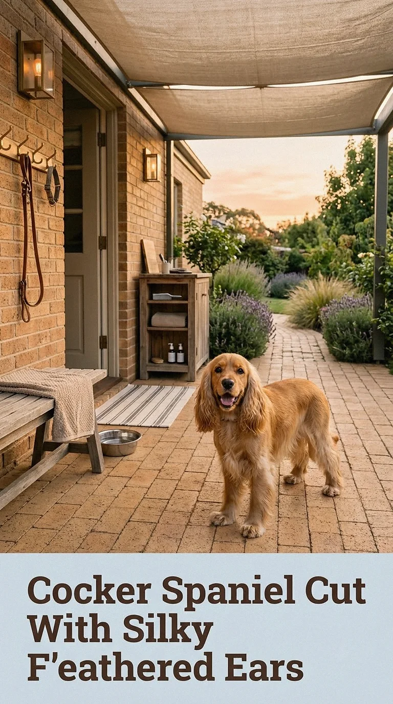 Cocker Spaniel Cut With Silky Feathered Ears