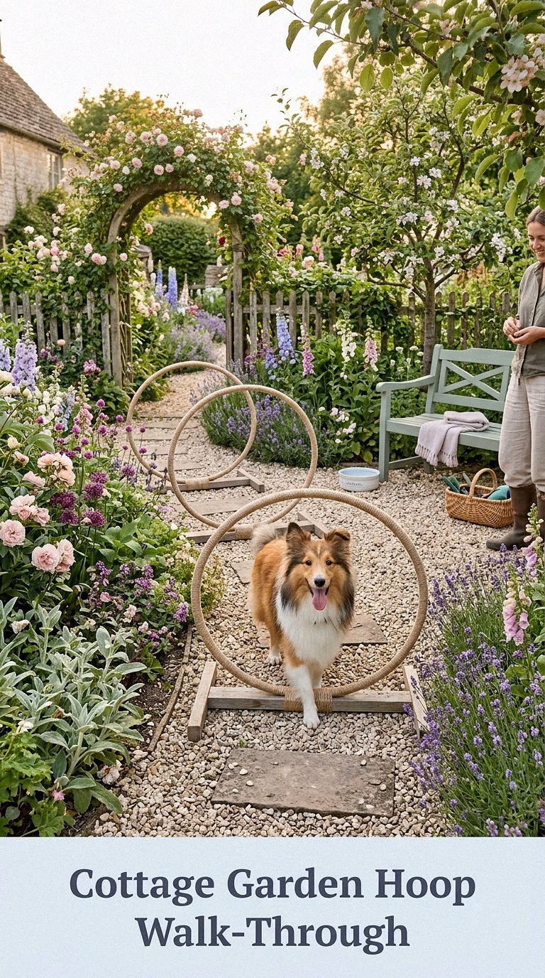 Cottage Garden Hoop Walk-Through