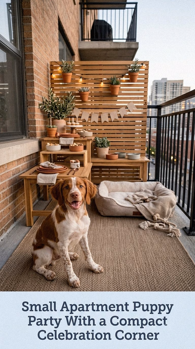 Small Apartment Puppy Party With a Compact Celebration Corner