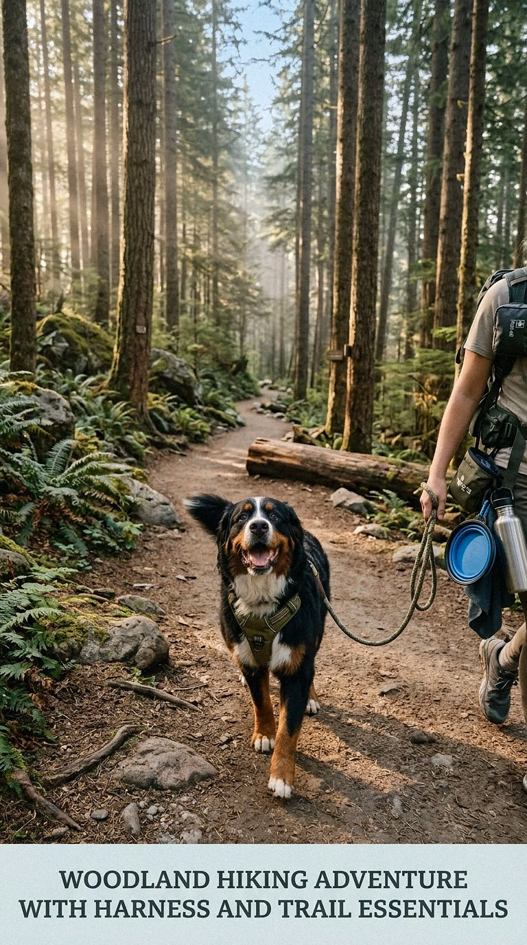 Woodland Hiking Adventure With Harness And Trail Essentials