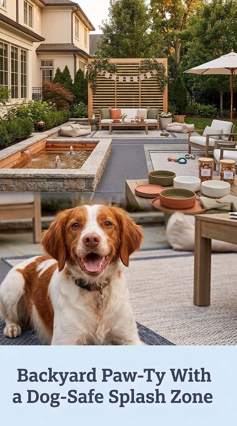 Backyard Paw-Ty With a Dog-Safe Splash Zone