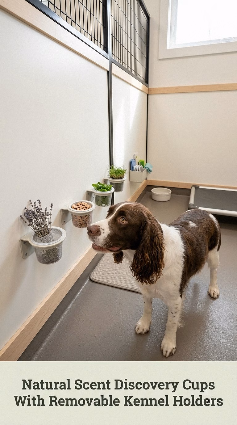 Natural Scent Discovery Cups With Removable Kennel Holders