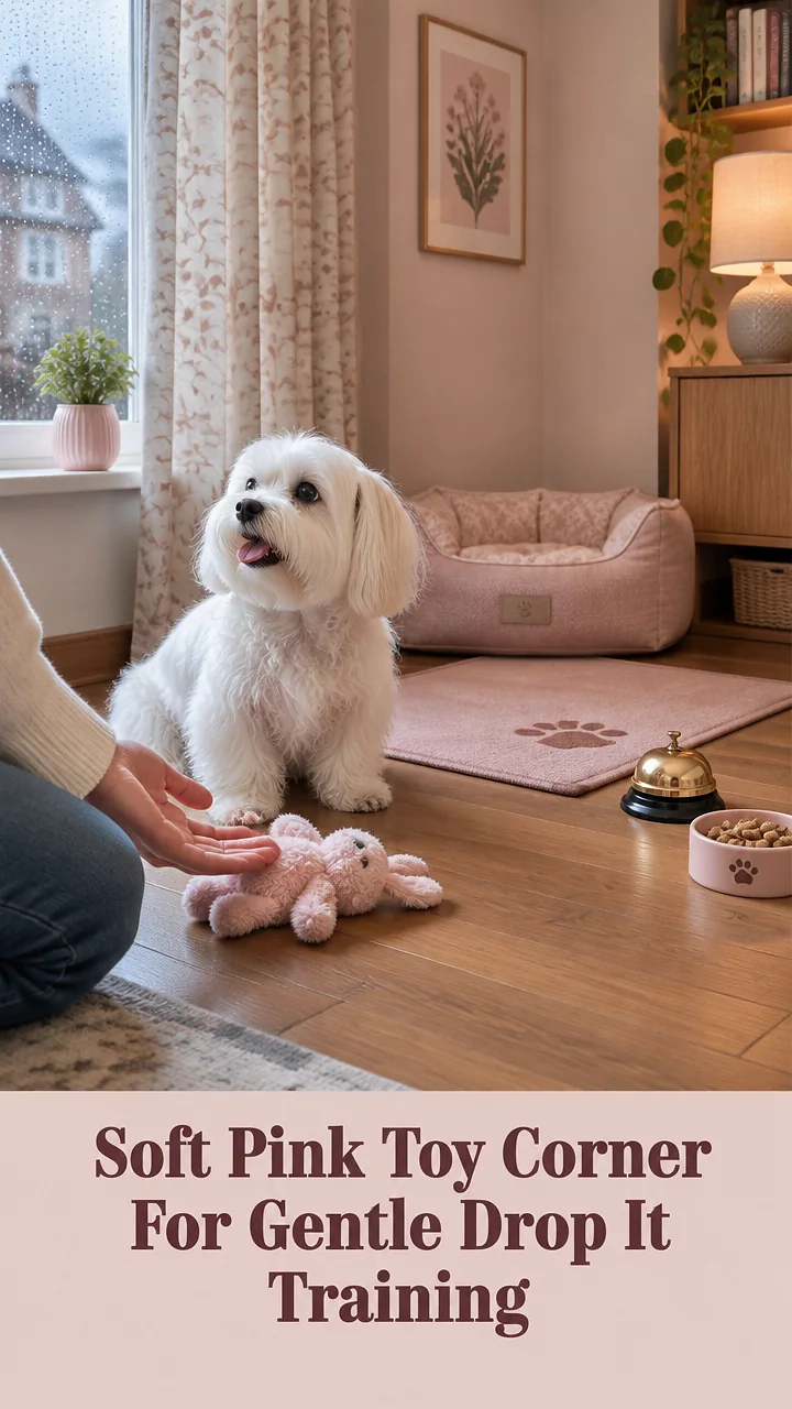 Soft Pink Toy Corner For Gentle Drop It Training