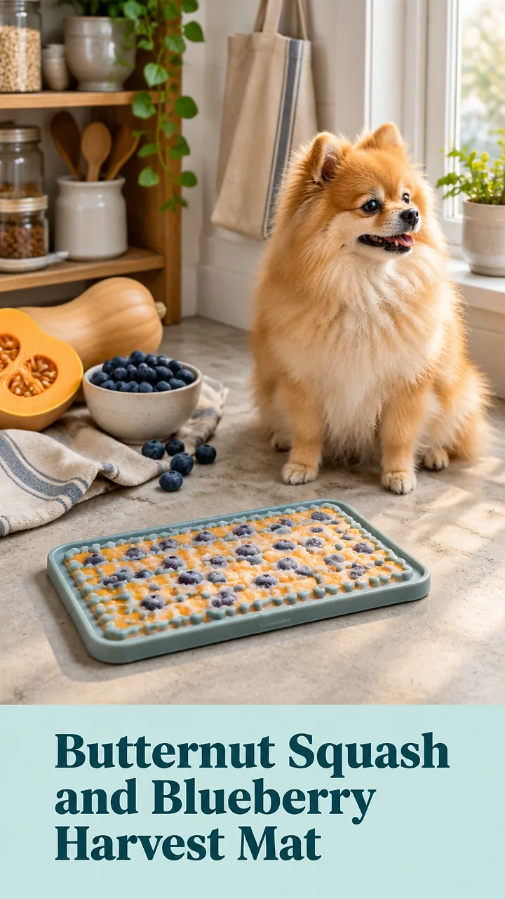 Butternut Squash and Blueberry Harvest Mat
