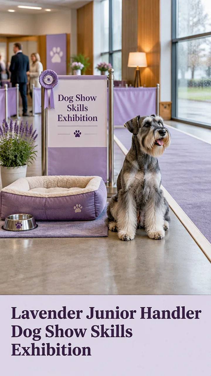 Lavender Junior Handler Dog Show Skills Exhibition
