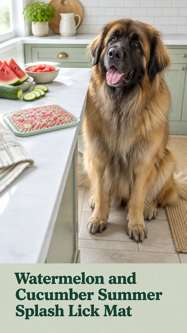 Watermelon and Cucumber Summer Splash Lick Mat