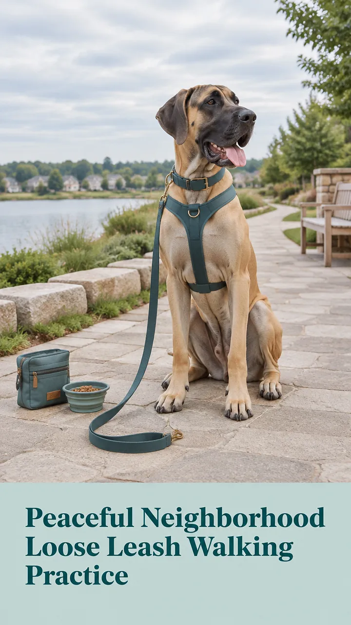 Peaceful Neighborhood Loose Leash Walking Practice